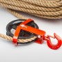 180mm Seilrolle mit drehbarem Haken - Seilblock - Umlenkrolle