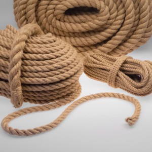 JUTESEIL 10-50m UMLENKROLLE mit Haken Tauwerk Seilwinde Seilzug Seil Seilrolle 